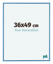 Austin Aluminium Bilderrahmen 36x49cm Stahl Blau Vorne Messe | Yourdecoration.at