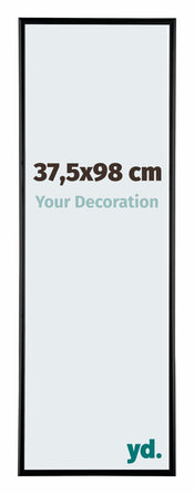Austin Aluminium Bilderrahmen 37 5x98cm Schwarz Hochglanz Vorne Messe | Yourdecoration.at