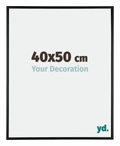 Austin Aluminium Bilderrahmen 40x50cm Schwarz Hochglanz Vorne Messe | Yourdecoration.at