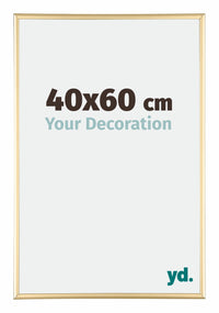 Austin Aluminium Bilderrahmen 40x60cm Gold Glanz Vorne Messe | Yourdecoration.at