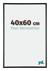 Austin Aluminium Bilderrahmen 40x60cm Schwarz Hochglanz Vorne Messe | Yourdecoration.at