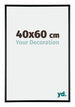 Austin Aluminium Bilderrahmen 40x60cm Schwarz Hochglanz Vorne Messe | Yourdecoration.at