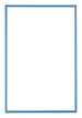 Austin Aluminium Bilderrahmen 40x60cm Stahl Blau Vorne | Yourdecoration.at