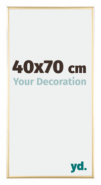 Austin Aluminium Bilderrahmen 40x70cm Gold Glanz Vorne Messe | Yourdecoration.at
