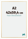 Austin Aluminium Bilderrahmen 42x59 4cm A2 Gold Glanz Vorne Messe | Yourdecoration.at
