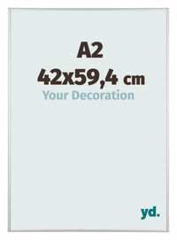 Austin Aluminium Bilderrahmen 42x59 4cm A2 Silber Matt Vorne Messe | Yourdecoration.at
