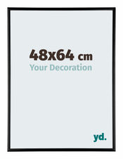 Austin Aluminium Bilderrahmen 48x64cm Schwarz Hochglanz Vorne Messe | Yourdecoration.at