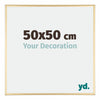 Austin Aluminium Bilderrahmen 50x50cm Gold Glanz Vorne Messe | Yourdecoration.at