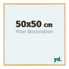Austin Aluminium Bilderrahmen 50x50cm Gold Vintage Vorne Messe | Yourdecoration.at