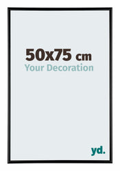 Austin Aluminium Bilderrahmen 50x75cm Schwarz Hochglanz Vorne Messe | Yourdecoration.at