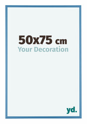 Austin Aluminium Bilderrahmen 50x75cm Stahl Blau Vorne Messe | Yourdecoration.at