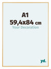 Austin Aluminium Bilderrahmen 59 4x84cm A1 Gold Vintage Vorne Messe | Yourdecoration.at