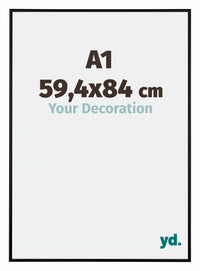 Austin Aluminium Bilderrahmen 59 4x84cm A1 Schwarz Matt Vorne Messe | Yourdecoration.at