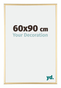 Austin Aluminium Bilderrahmen 60x90cm Gold Glanz Vorne Messe | Yourdecoration.at