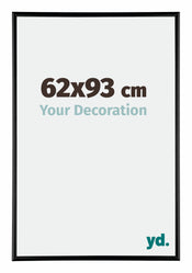 Austin Aluminium Bilderrahmen 62x93cm Schwarz Hochglanz Vorne Messe | Yourdecoration.at