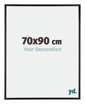 Austin Aluminium Bilderrahmen 70x90cm Schwarz Hochglanz Vorne Messe | Yourdecoration.at