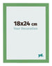 Bilderrahmen 18x24 cm Grun MDF Bologna Vorne Messe | Yourdecoration.at