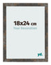 Bilderrahmen 18x24 cm Oxidiertes Metall MDF Bologna Vorne Messe | Yourdecoration.at