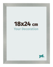 Bilderrahmen 18x24cm Aluminium Gebürstet MDF Bologna Vorne Messe | Yourdecoration.at