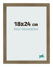 Bilderrahmen 18x24cm Bronze Dekor MDF Bologna Vorne Messe | Yourdecoration.at