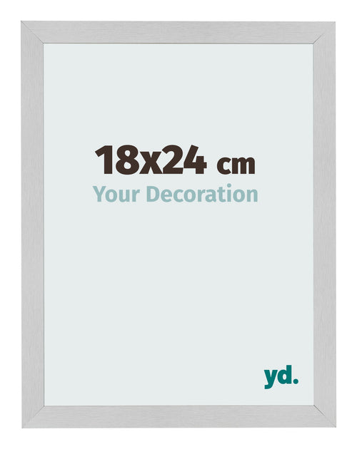 Bilderrahmen 18x24cm Edelstahl MDF Bologna Vorne Messe | Yourdecoration.at