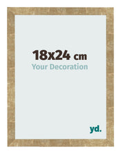 Bilderrahmen 18x24cm Gold Antik MDF Bologna Vorne Messe | Yourdecoration.at
