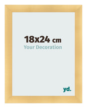 Bilderrahmen 18x24cm Gold Vintage MDF Pisa Vorne Messe | Yourdecoration.at