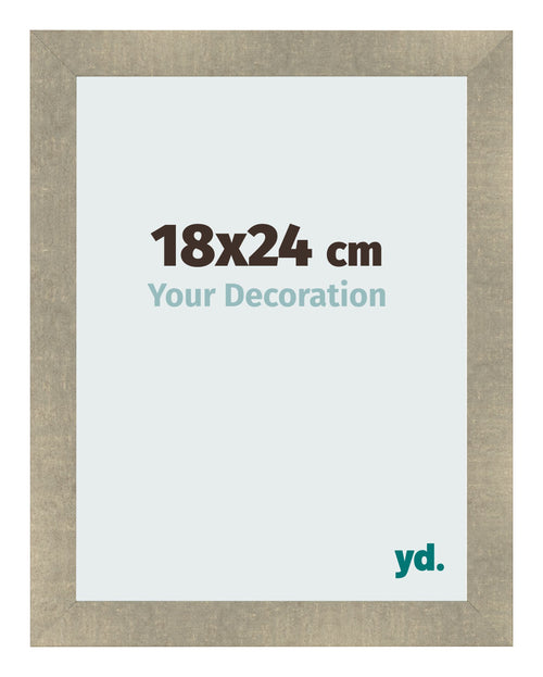 Bilderrahmen 18x24cm Gold Vintage MDF Pisa Vorne Messe | Yourdecoration.at