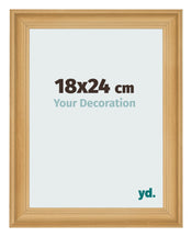 Bilderrahmen 18x24cm Kiefer Gemasert MDF Lazio Vorne Messe | Yourdecoration.at