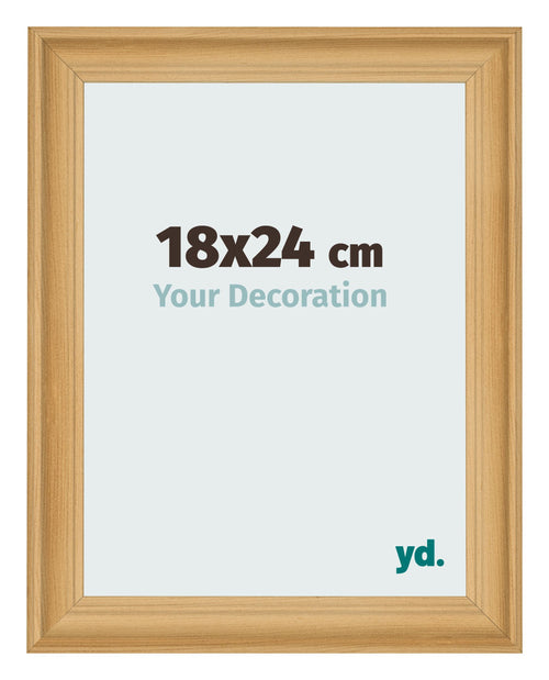 Bilderrahmen 18x24cm Kiefer Gemasert MDF Lazio Vorne Messe | Yourdecoration.at