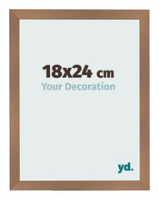 Bilderrahmen 18x24cm Kupfer Dekor MDF Bologna Vorne Messe | Yourdecoration.at