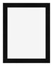 Bilderrahmen 18x24cm Schwarz Silber Poliert MDF Pisa Vorne | Yourdecoration.at