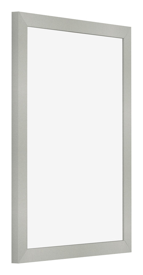 Bilderrahmen 18x24cm Silber Matt MDF Bologna Vorne Schrag | Yourdecoration.at