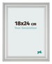 Bilderrahmen 18x24cm Silber Matt MDF Lazio Vorne Messe | Yourdecoration.at
