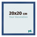 Bilderrahmen 20x20 cm Dunkelblau MDF Bologna Vorne Messe | Yourdecoration.at