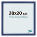 Bilderrahmen 20x20cm Dunkelblau Gewischt MDF Bologna Vorne Messe | Yourdecoration.at