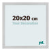 Bilderrahmen 20x20cm Edelstahl MDF Bologna Vorne Messe | Yourdecoration.at