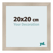 Bilderrahmen 20x20cm Eiche Rustikal MDF Pisa Vorne Messe | Yourdecoration.at