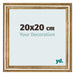 Bilderrahmen 20x20cm Gold Antik MDF Lazio Vorne Messe | Yourdecoration.at