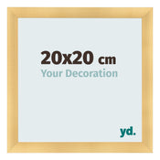 Bilderrahmen 20x20cm Gold Vintage MDF Pisa Vorne Messe | Yourdecoration.at