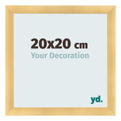 Bilderrahmen 20x20cm Gold Vintage MDF Pisa Vorne Messe | Yourdecoration.at