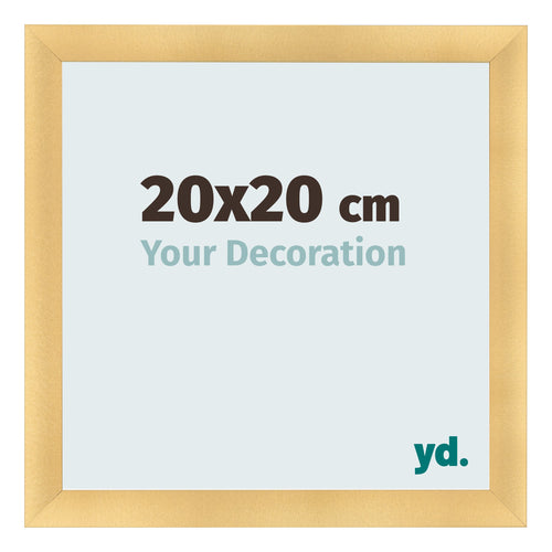 Bilderrahmen 20x20cm Gold Vintage MDF Pisa Vorne Messe | Yourdecoration.at