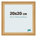 Bilderrahmen 20x20cm Kiefer Gemasert MDF Lazio Vorne Messe | Yourdecoration.at