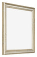 Bilderrahmen 20x20cm Metallglanz MDF Lazio Vorne Schrag | Yourdecoration.at