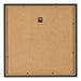 Bilderrahmen 20x20cm Schwarz Gemasert MDF Bologna Ruckseite | Yourdecoration.at