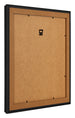 Bilderrahmen 20x20cm Schwarz Gemasert MDF Lazio Ruckseite Schrag | Yourdecoration.at