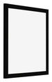 Bilderrahmen 20x20cm Schwarz Hochglanz MDF Bologna Vorne Schrag | Yourdecoration.at
