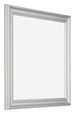 Bilderrahmen 20x20cm Silber Matt MDF Lazio Vorne Schrag | Yourdecoration.at