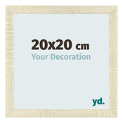 Bilderrahmen 20x20cm Sonoma Eiche MDF Pisa Vorne Messe | Yourdecoration.at
