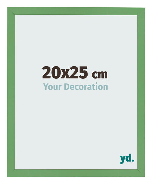 Bilderrahmen 20x25 cm Grun MDF Bologna Vorne Messe | Yourdecoration.at